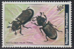 Delcampe - Ruanda Mi.Nr. 932A Käfer, Pentalobus Palini Perch (50) - Sonstige & Ohne Zuordnung