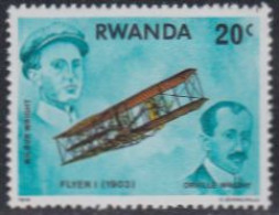 Delcampe - Ruanda Mi.Nr. 952A Geschichte Der Luftfahrt, Flyer I (1903) (20) - Sonstige & Ohne Zuordnung
