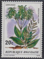 Delcampe - Ruanda Mi.Nr. 984A Bäume, Polyscias Fulva  (20) - Sonstige & Ohne Zuordnung