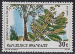 Delcampe - Ruanda Mi.Nr. 985A Bäume, Entandrophragma Excelsum (30) - Sonstige & Ohne Zuordnung