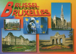 Delcampe - Belgique Brussels Bruxelles Hôtel De Ville Palais Royal Arc #PBI179 - Prachtstraßen, Boulevards