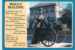 Delcampe - TOPOGRAPHICAL - Ireland - Ireland, Dublin - Molly Malone Statue, Grafton Street - Dublin