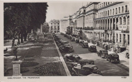 Delcampe - CARTOLINA  CHELTENHAM GLOUCESTERSHIRE INGHILTERRA REGNO UNITO THE PROMENADE FORMATO PICCOLO VIAGGIATA 1957  Z64 - Cheltenham