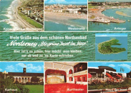 Delcampe - NORDERNEY Nordseebad Niedersachsen Kaiserstrasse Nordstrand Weststrand Anleger I - Norderney