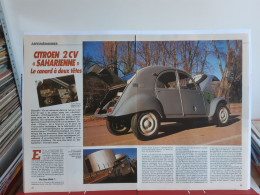 Delcampe - Citroen 2 CV Saharienne - Coupure De Presse - KFZ