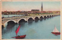 Delcampe - [-10%] FRANCE - Bordeaux - Pont De Pierre - Garonne - Voilier - Colorisé - Obli - Bordeaux