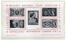 Delcampe - - GRANDE-BRETAGNE / GREAT BRITAIN - Bloc STAMPEX 1962 Neuf ** MNH - - Blocks & Kleinbögen