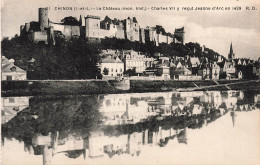Delcampe - [-10%] FRANCE - Chinon - Château - Mon Hist - Charles VII - Jeanne D Arc - 1429 - Chinon