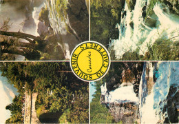 Delcampe - 65 Cauterets Les Pyrénées Multivue Cascade De Boussés Du Pas De L'ours Du Pont D'espagne N° 1 \MM5048 - Cauterets