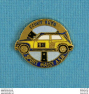Delcampe - 1 PIN'S //  ** RENAULT 5 MAXI TURBO / CENTRE AUTO / ÉCURIE SPORT MASSY A.S.M ** - Renault