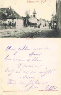 Delcampe - Kehl  Rhein Baden BW Dorf Kehl Blick Zur Kirche Deutsche Reichspost - Kehl