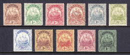 Delcampe - BERMUDA — SCOTT 81/92 — 1922-34 CARAVEL ISSUE, WMK. 4 — MH — SCV $55 - Bermudes