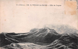 Delcampe - 17 ILE D'OLERON SAINT TROJAN LES BAINS Effet De Vagues (Scan R/V) N° 1 \MP7145 - Ile D'Oléron