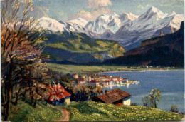 Delcampe - Brienz - Künstlerkarte Kutscha - Brienz