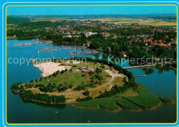 Delcampe - Steinhude Wunstorf Badeinsel Fliegeraufnahme - Steinhude