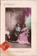 Delcampe - CPA, La Traviata - Violetta : Vous M'aimez Sans Me Connaître ? / Rodolphe : Je Vous Aime à Genoux , 1909 - Paare