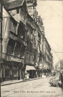 Delcampe - CPA Caen Maisons De Bois Rue Saint Jean - Caen