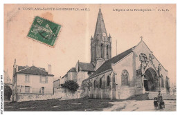 Delcampe - CAR-AJIP25-1075-78 - CONFLANS-SAINTE-HONORINE - L'église Et Le Presbytere - Conflans Saint Honorine