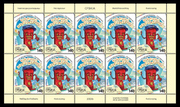 Delcampe - Serbia 2026. Postcrossing, World Postcard Day, Sheet, MNH - Servië