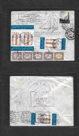 Delcampe - EGYPT. 1963 (7 Feb) Duqqi, Cairo - USA, Baltimore, Maryland. Air Multifkd Front And Reverse + Postage Dues Multifkd Enve - Autres & Non Classés