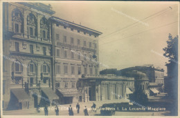 Delcampe - T12 Cartolina Fotografica Montecatini Piazza Umberto I Locanda Maggiore Pistoia - Pistoia