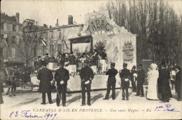 Delcampe - CPA Folklore Carnaval D'Aix En Provence Une Vaste Blague Tabac - Karneval - Fasching