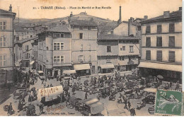 Delcampe - TARARE - Place Du Marché Et Rue Mezelle - Très Bon état - Tarare