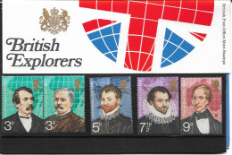 Delcampe - 1973 BRITISH EXPLORERS PRESENTATION PACK 50 - Presentation Packs