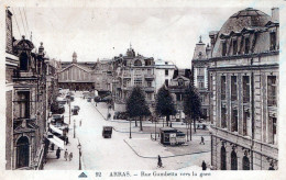 Delcampe - ARRAS (62) - Rue Gambetta - CPA - Circulée 1936 - Arras
