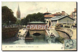 Delcampe - CPA Caen La Poissonnerie Et L Abreuvoir - Caen
