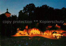 Delcampe - AUGSBURG  CITY Freilichtbuehne Und Rotes Tor Nachtaufnahme - Augsburg