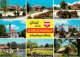 Delcampe - Schneverdingen Einkaufszentrum Kirche Quellenbad Verkehrsamt Rathaus Hallenbad H - Schneverdingen