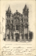 Delcampe - CPA Angouleme Le Portail De La Cathedrale Saint Pierre - Angouleme