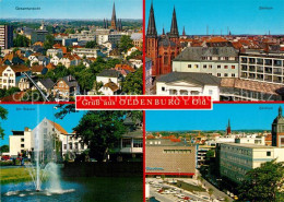 Delcampe - Oldenburg Niedersachsen Stadtpanorama Zentrum Kirche Partie Am Stautor Fontaene - Oldenburg