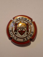 Delcampe - Capsule Champagne H. Germain - Rilly Reims - Bordeaux Crème Et Or - Blason Au Lion - Germain