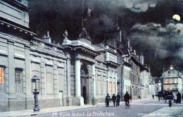 Delcampe - DIJON (21) - La Préfecture, Vue De Nuit - CPA - Circulée 1912 - Dijon