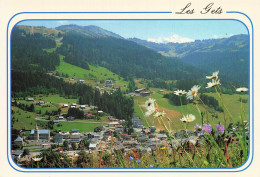 Delcampe - 74 LES GETS VUE GENERALE ET LE MT BLANC - Les Gets