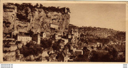 Delcampe - ROCAMADOUR Le Roc Vu De La Route De Cahors - Rocamadour