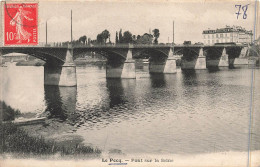 Delcampe - [-30%] FRANCE - Le Pecq - Pont Sur La Seine - Carte Postale Ancienne - Le Pecq