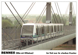 Delcampe - [-5%] FRANCE - Rennes - Le Val - Viaduc Foster - Rame - Rocade Sud De Rennes - Garage Atelier - Carte Postale - Rennes
