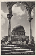 Delcampe - Jordan Jerusalem Dome Of Rock Islamic Architecture Through Unposted #SBE414 - Jordanien