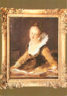 Delcampe - MUSEUM - Louvre, Paris - Fragonard's "L'Etude", 18th-century Portrait Of A Girl Reading - Museen