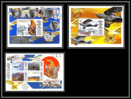 Delcampe - 81407 Dominique Dominica Mi 2573/2576 366/367 Royal Air Force 80th Anniversary 1998 ** MNH Avions Planes Aigle Eagle - Dominica (1978-...)