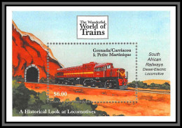 Delcampe - 81318 Grenada Carriacou Petite Martinique Y&t N°462 ** MNH Train The Wonderful World Of Trains Locomotive 1999 Rsa - Grenade (1974-...)