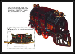 Delcampe - 81312 Grenada Grenade Mi BF N°311 Toys 1992 TB Neuf ** MNH Train Trains Locomotive Ives Company Usa - Grenade (1974-...)