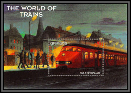 Delcampe - 81310 Grenada Grenade Mi BF N°517 TB Neuf ** MNH Train The World Of Trains Locomotive Eld 4 Netherlands 1999 - Grenade (1974-...)