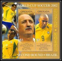 Delcampe - 81223b Grenada Grenade MI N°694 Brazil Brésil Ronaldo World Cup Coupe Du Monde Japan Korea 2002 ** MNH Football Soccer - Grenade (1974-...)