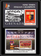 Delcampe - 81228 Grenada Grenade Y&t N°332/333 Genoa 1893/1993 Nine Time Champion Calcio Italia TB Neuf ** MNH Football Soccer - Grenade (1974-...)