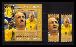 Delcampe - 81223b Grenada Grenade MI N°694 Brazil Brésil Ronaldo World Cup Coupe Du Monde Japan Korea 2002 ** MNH Football Soccer - Grenade (1974-...)