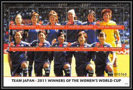 Delcampe - 81216 Micronesie Micronesia Mi N°2260/2267 Team Japan 2001 Winners Of Women's Wolrd Cup 2001 ** MNH Football Soccer - Mikronesien